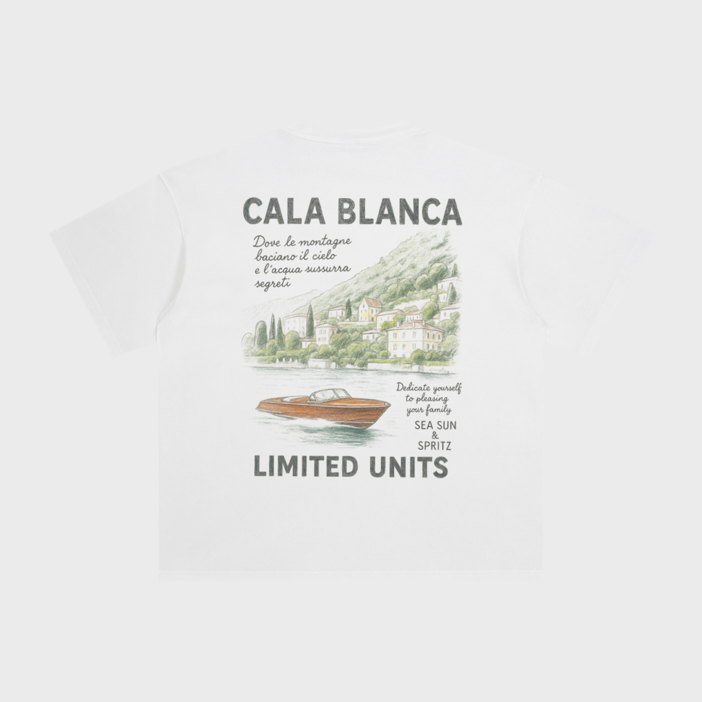 Washed Amalfi Camiseta